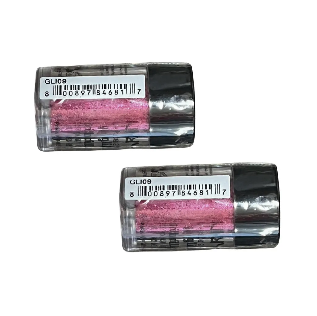 Pack of 2 NYX Face and Body Glitter Brilliants, RED GLI09
