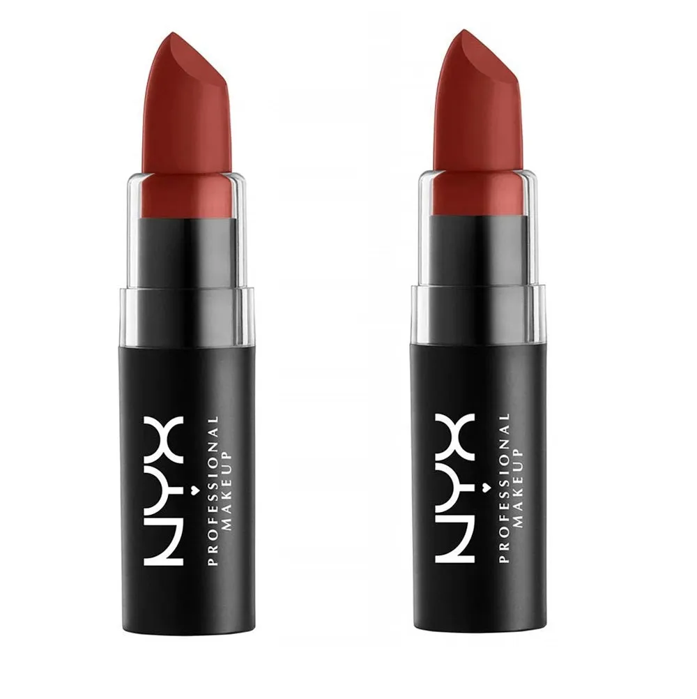 Pack of 2 NYX Matte Lipstick, Crazed MLS43