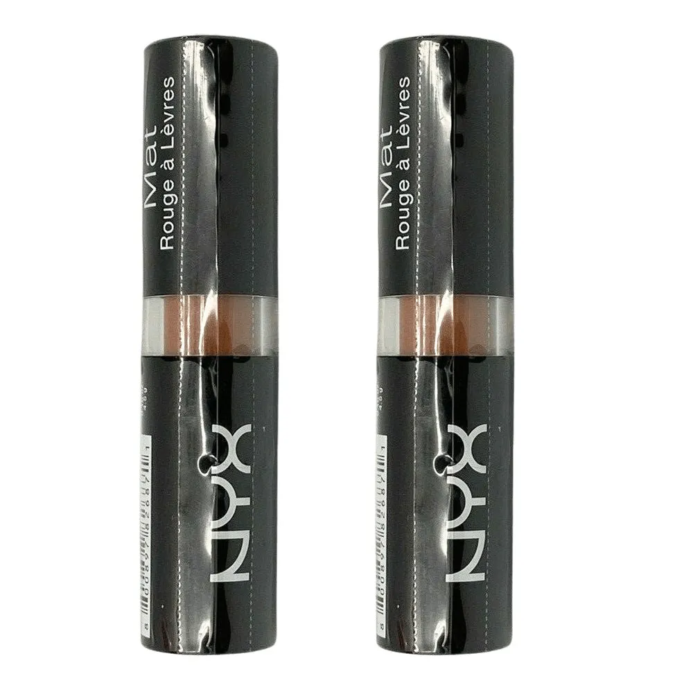 Pack of 2 NYX Matte Lipstick, Sable MLS29