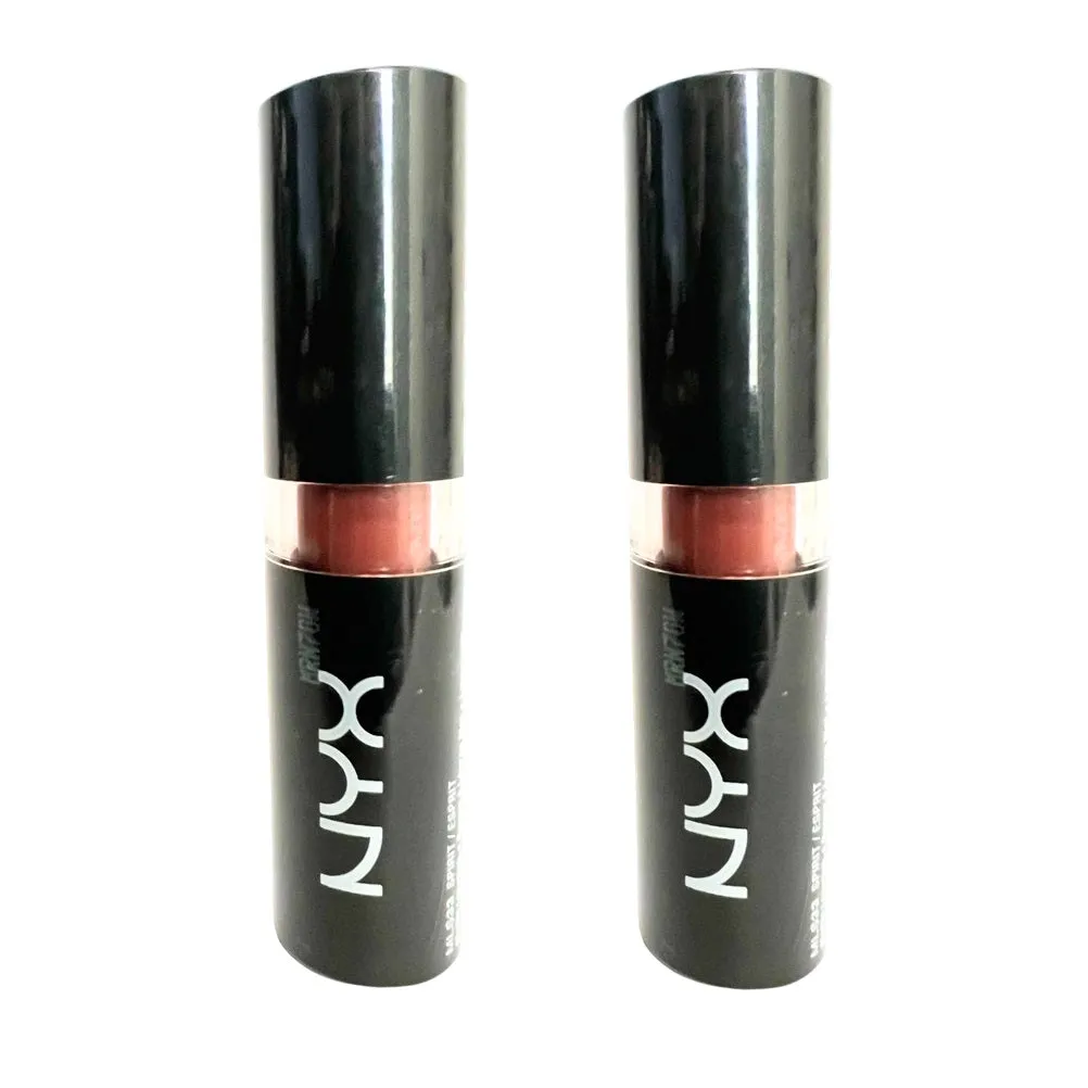 Pack of 2 NYX Matte Lipstick, Spirit MLS33