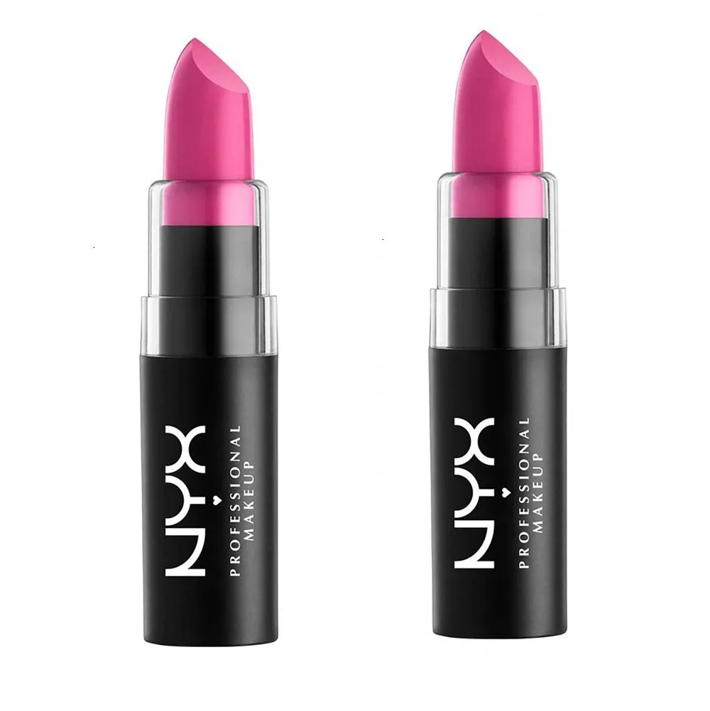 Pack of 2 NYX Matte Lipstick, Sweet Pink MLS17