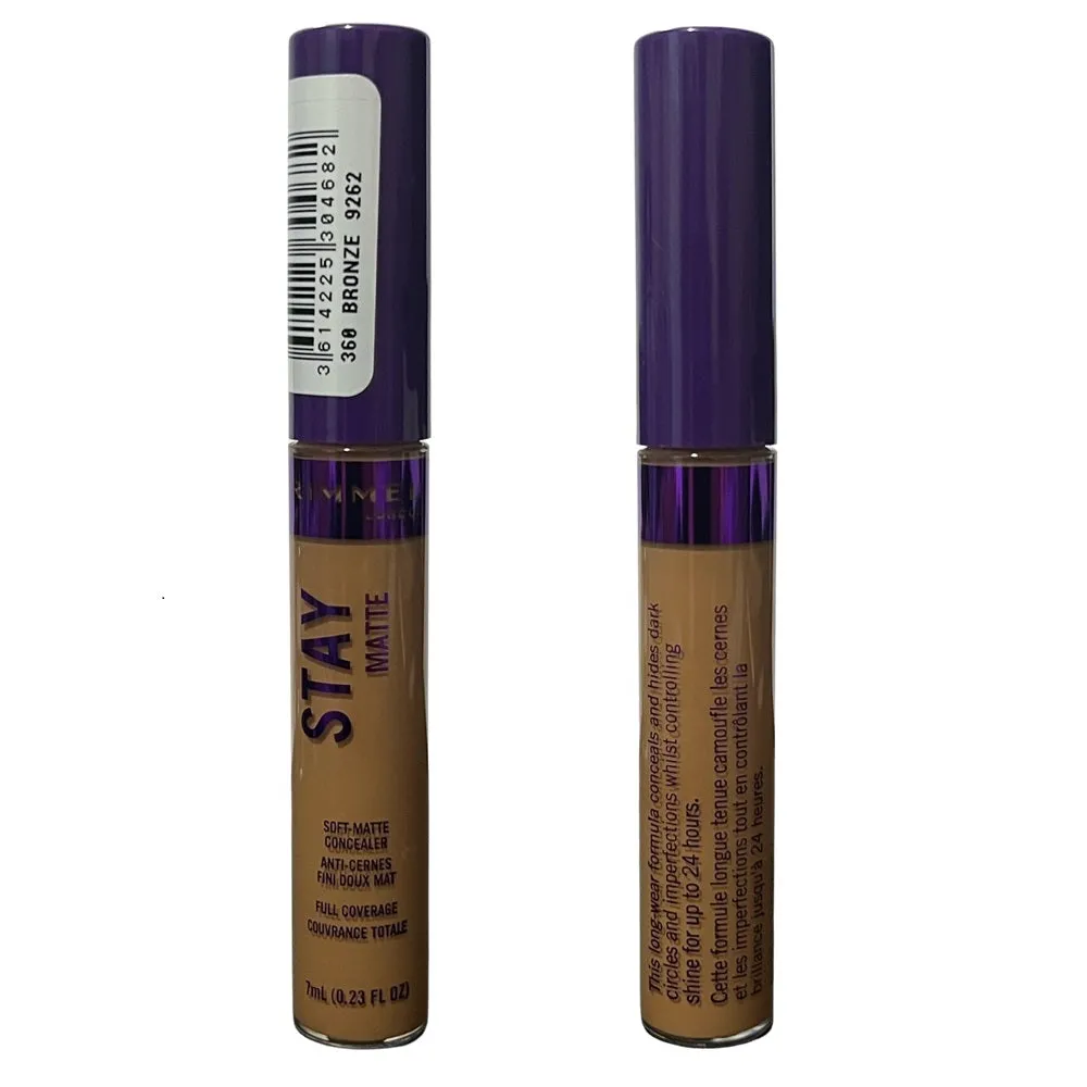 Pack of 2 Rimmel Stay Matte Concealer, Bronze 360
