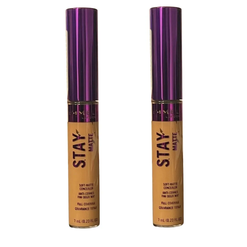 Pack of 2 Rimmel Stay Matte Concealer, Buff Beige 312