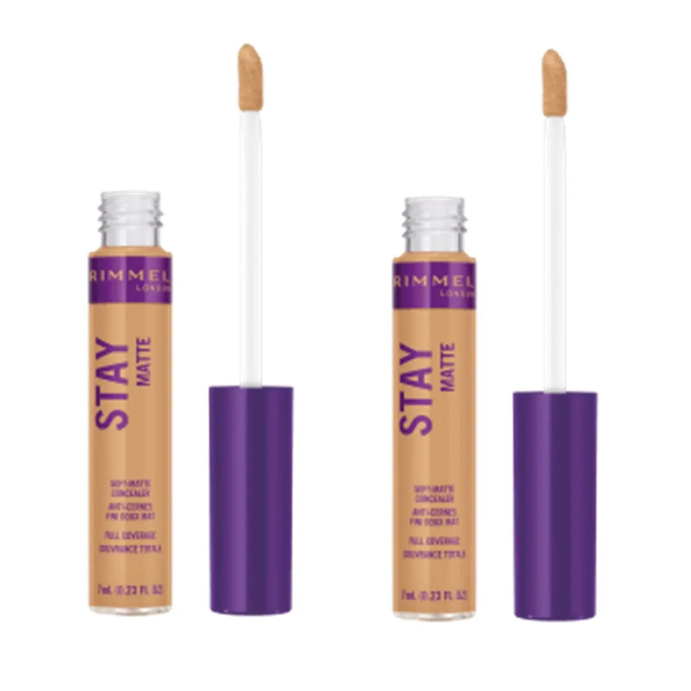 Pack of 2 Rimmel Stay Matte Concealer, Buff Beige 312