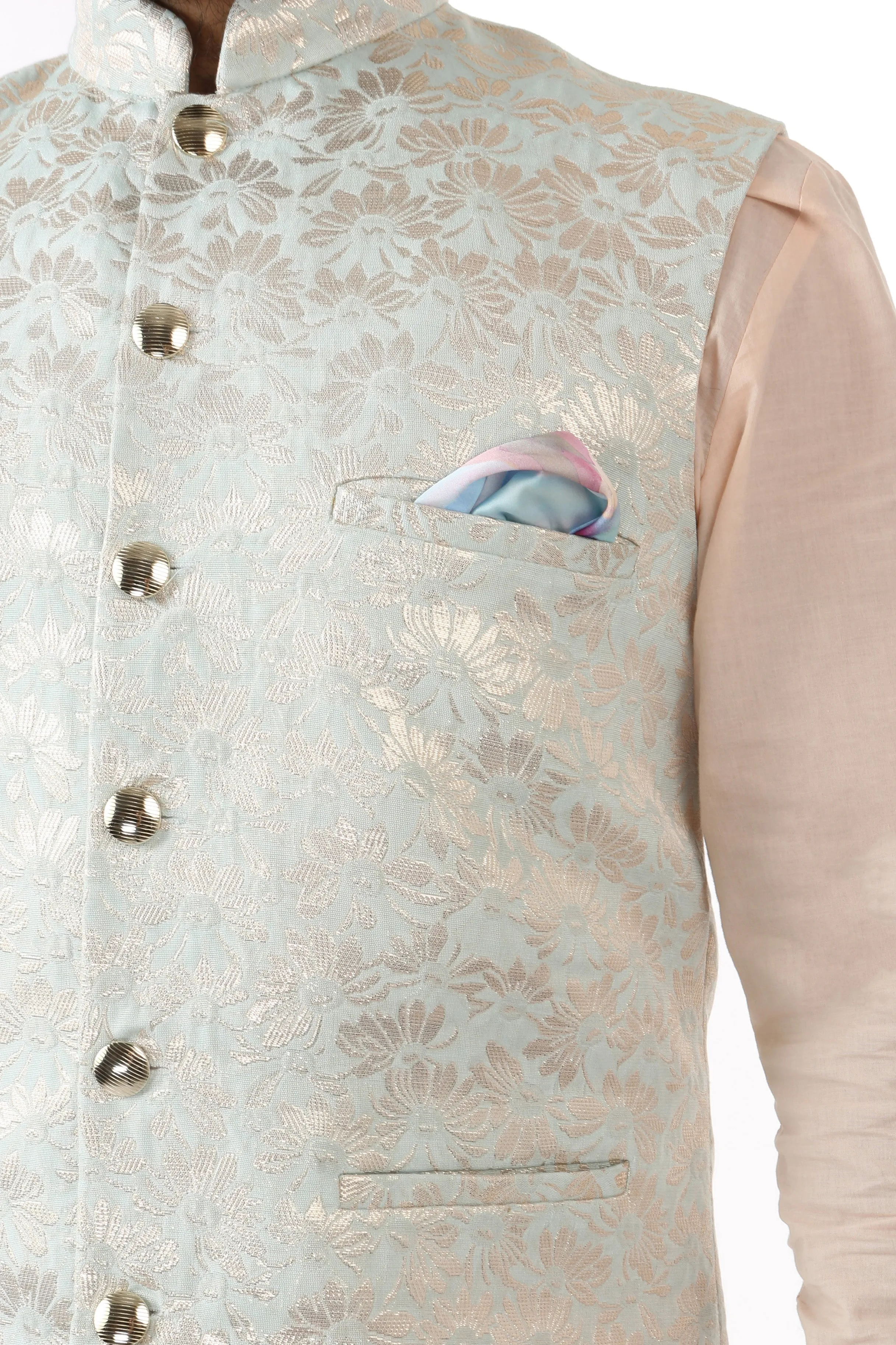 PANA Watercolor Floral Pocket Square