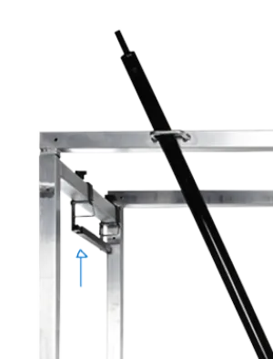 Paper towel holder for chute