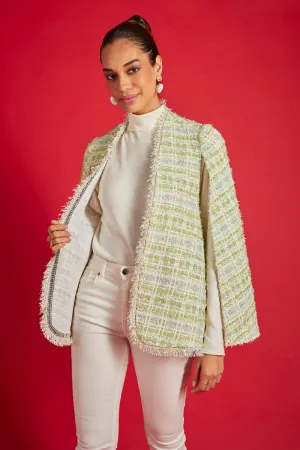 Parrot Green Statement Cape
