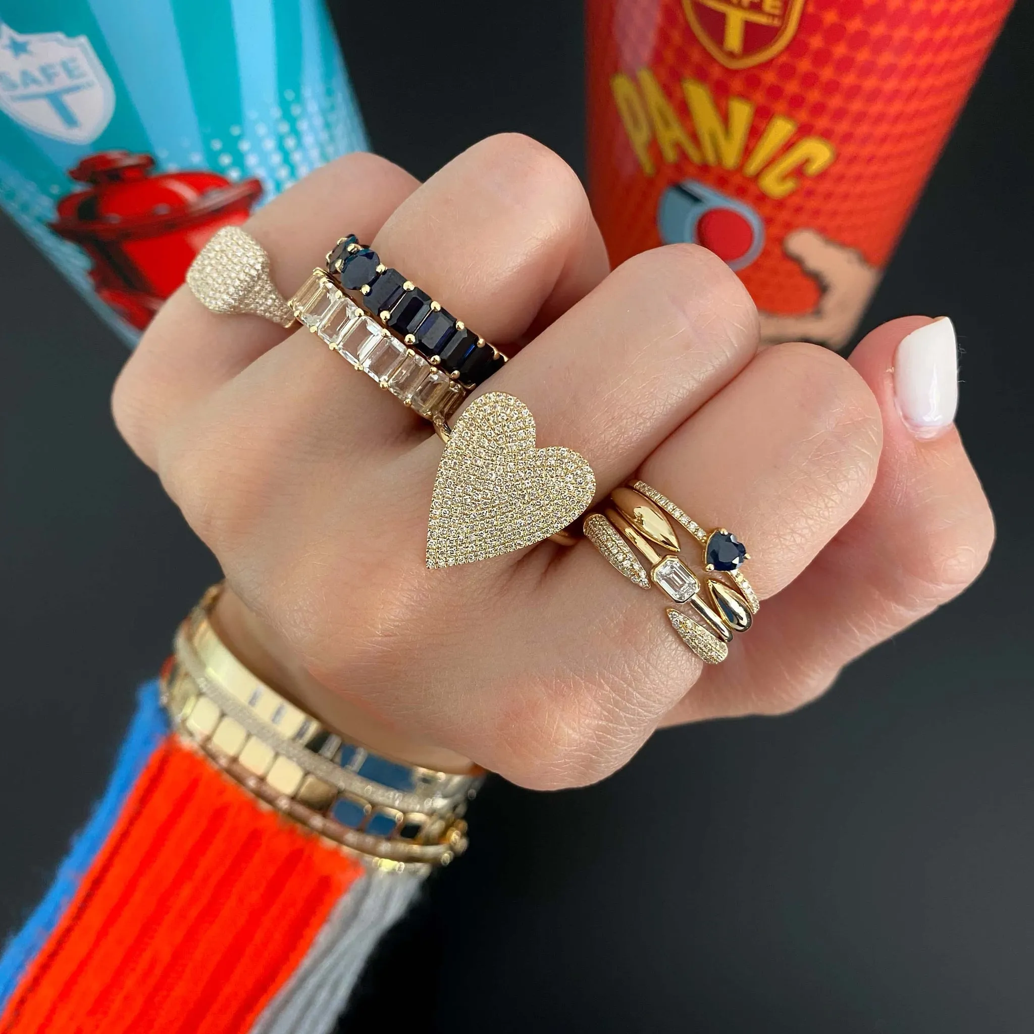 Pave Signet Ring