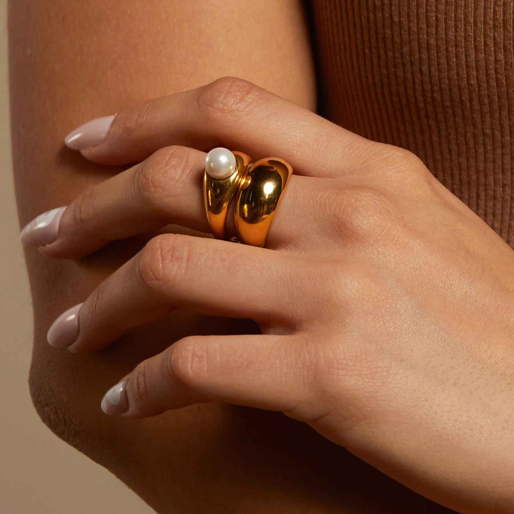 Pearl Dome Ring
