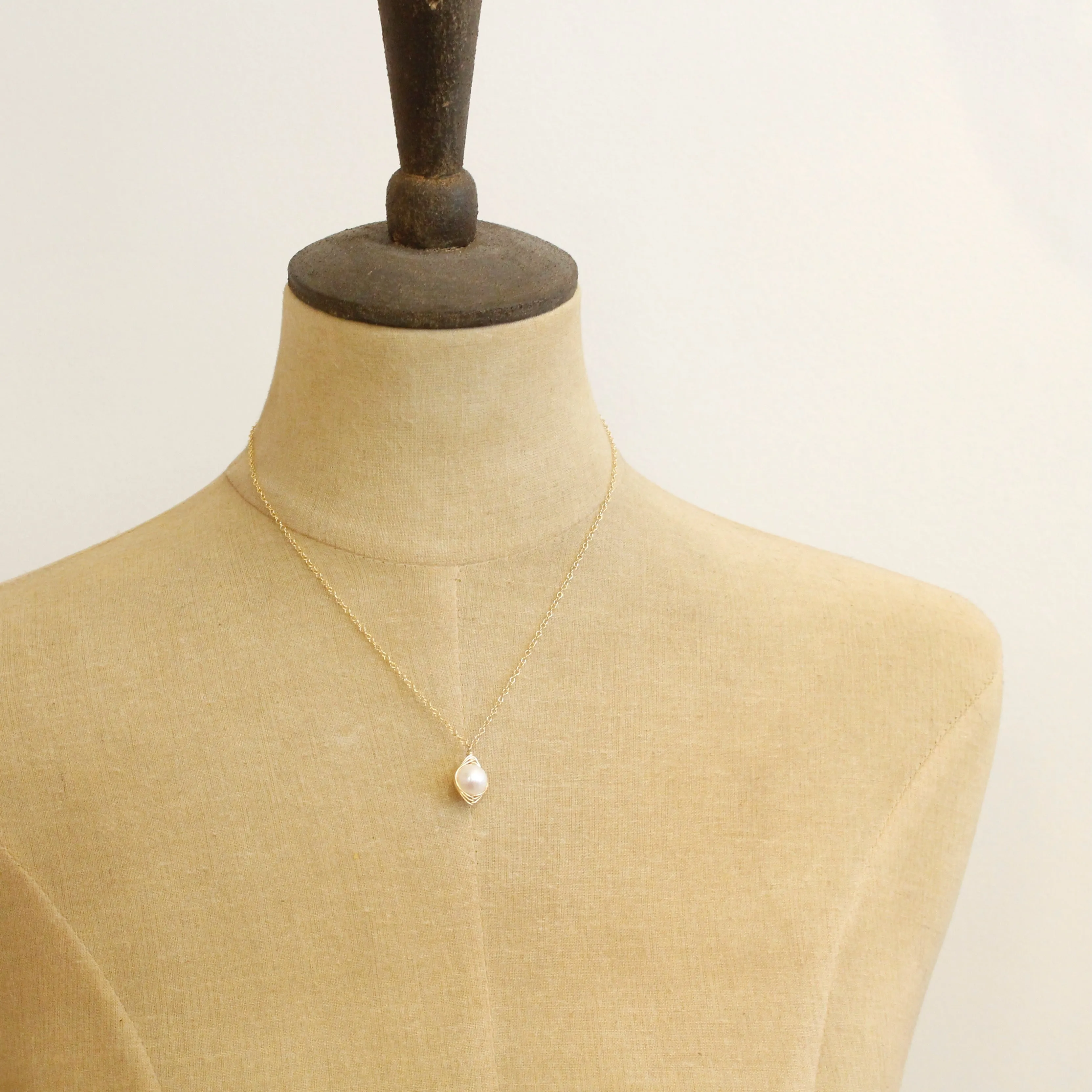 Perfect Pearl Gold Necklace