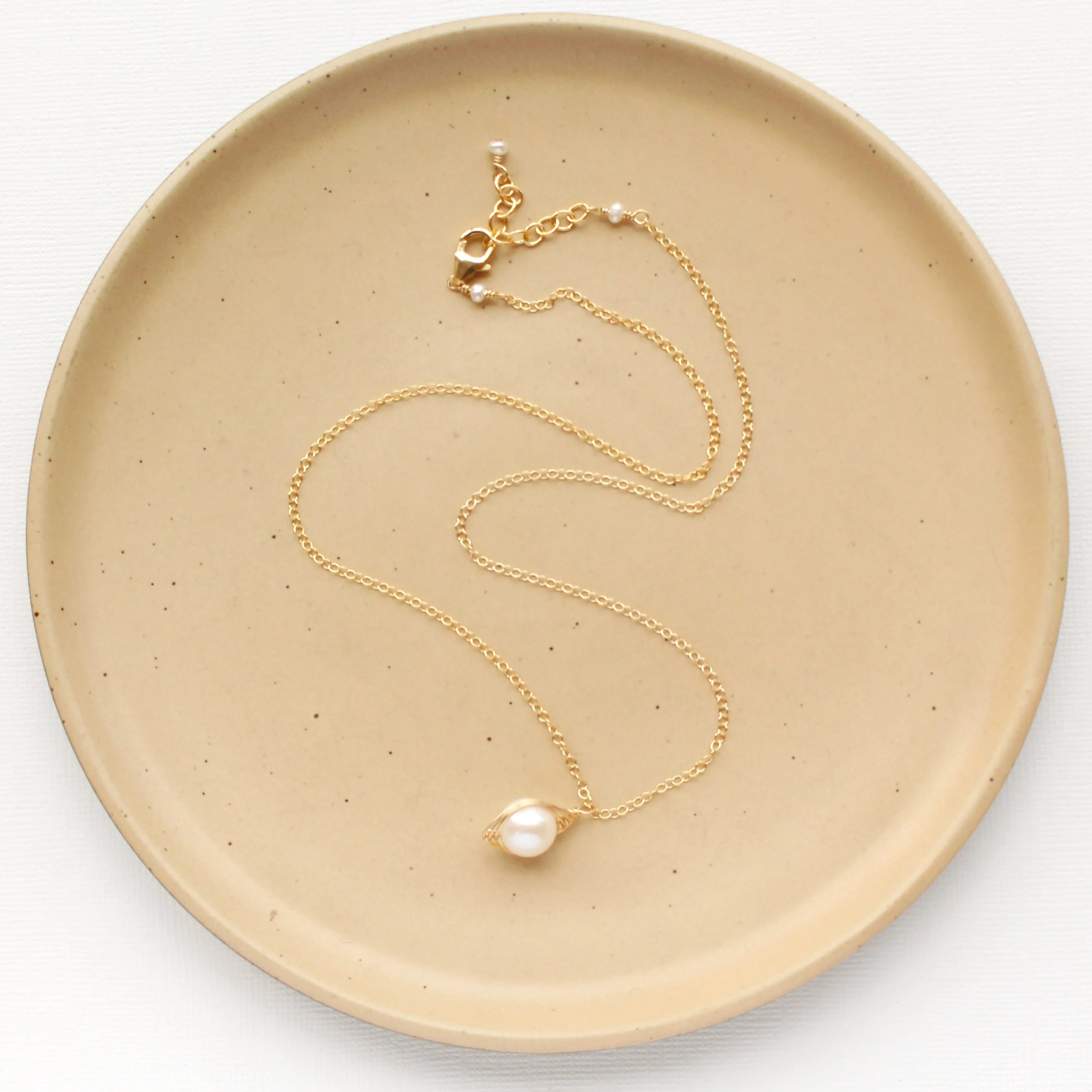 Perfect Pearl Gold Necklace