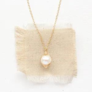 Perfect Pearl Gold Necklace