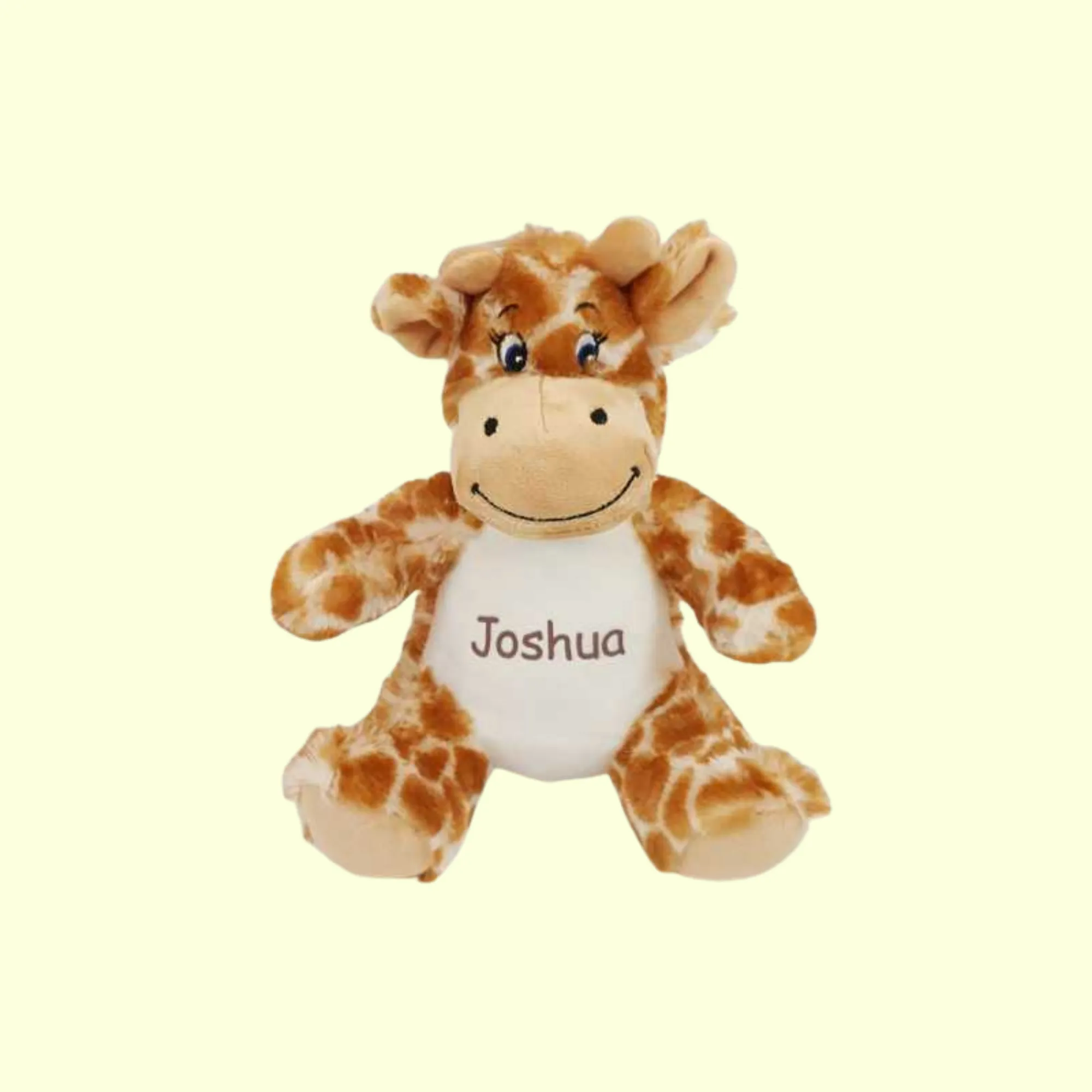 Personalised Giraffe Soft Toy