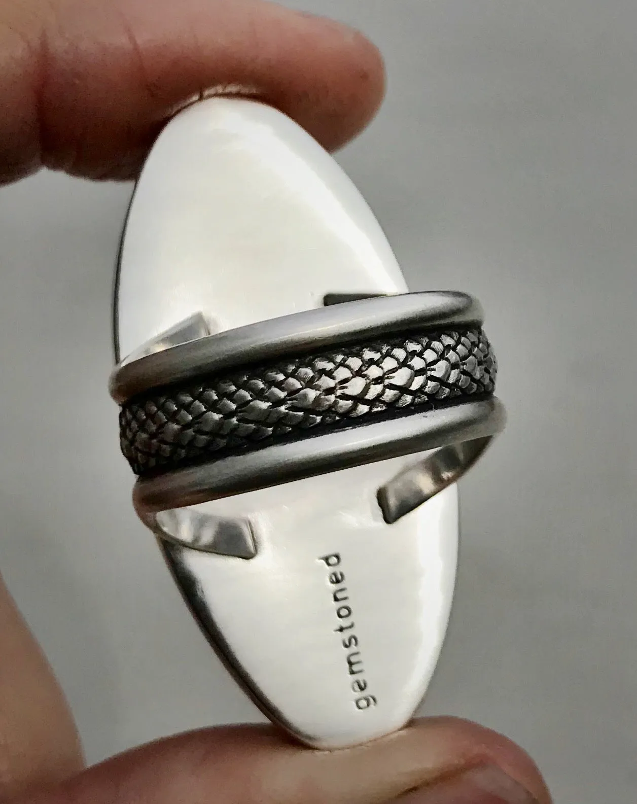 Petrified Palmwood Ring