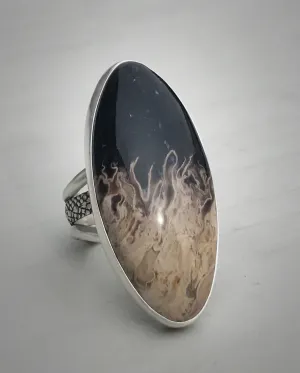 Petrified Palmwood Ring