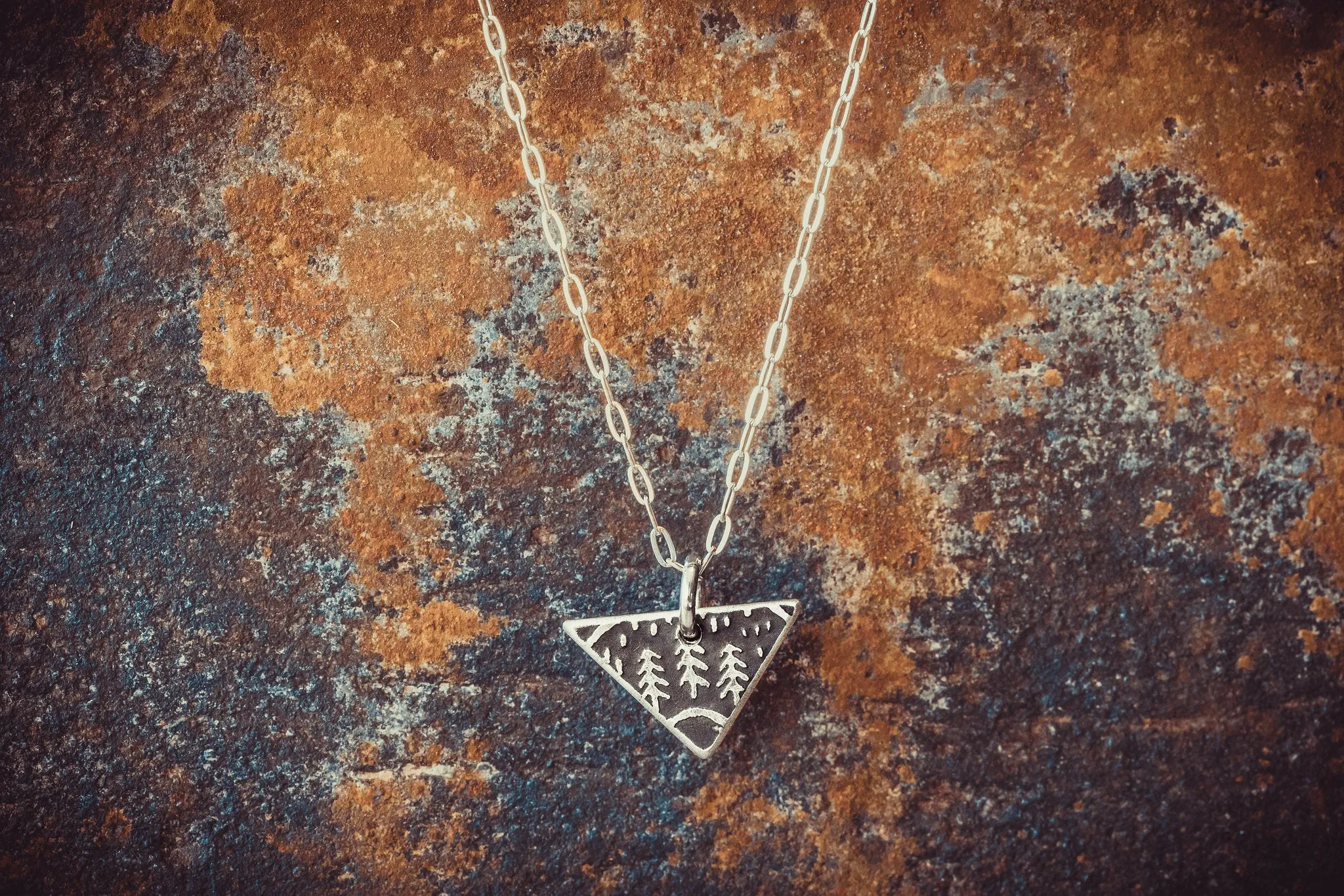 Pine Trees Mini Necklace