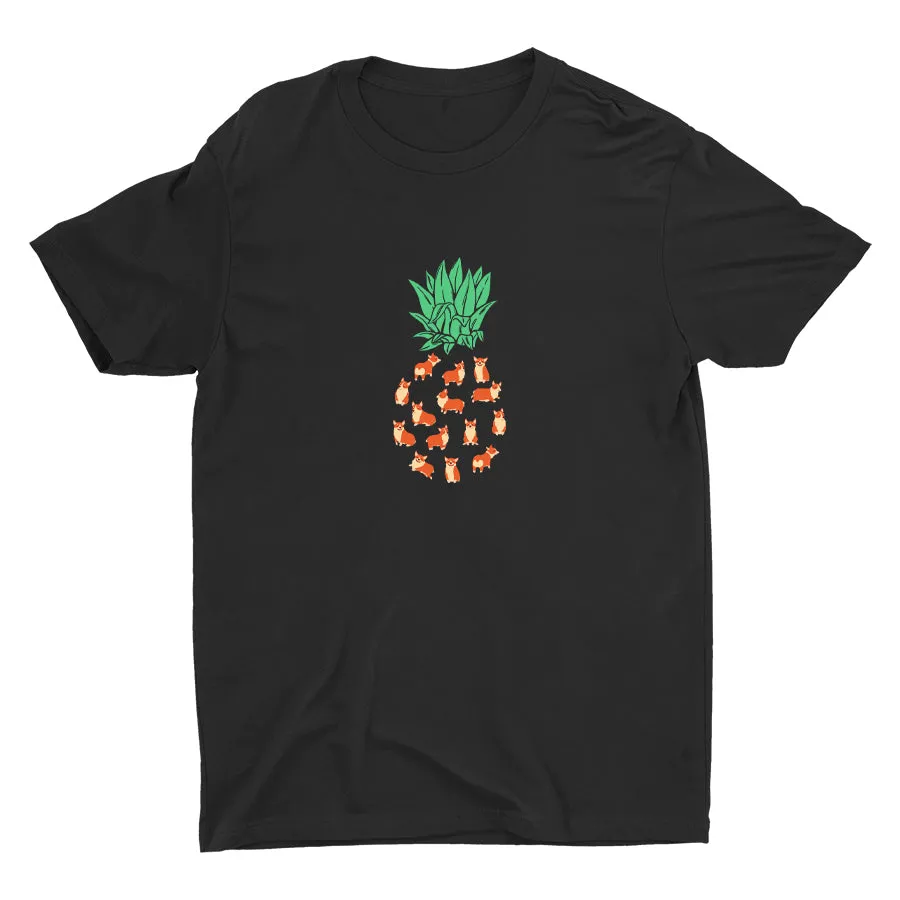 Pineapple Corgi Cotton Tee