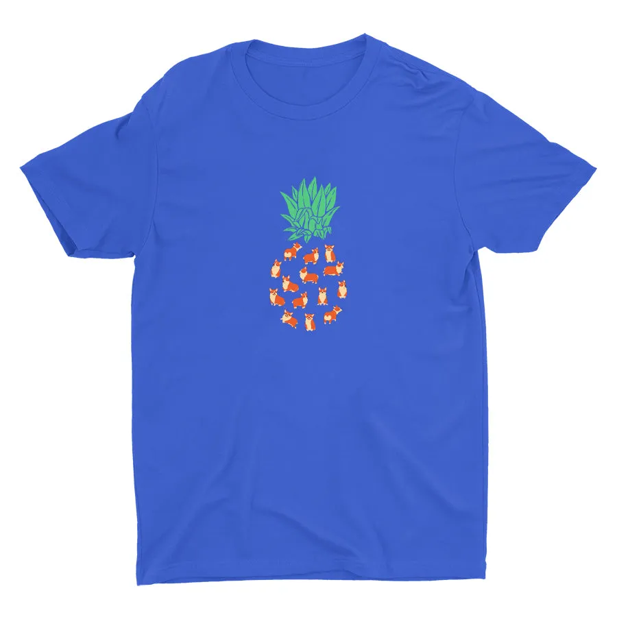 Pineapple Corgi Cotton Tee