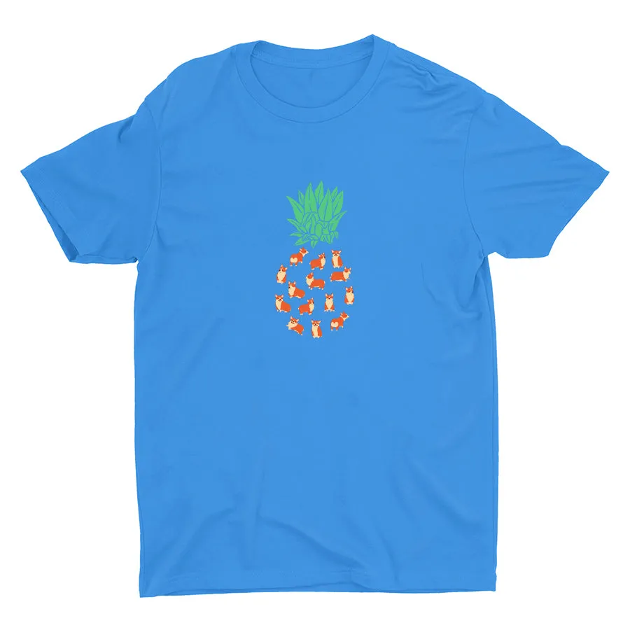 Pineapple Corgi Cotton Tee