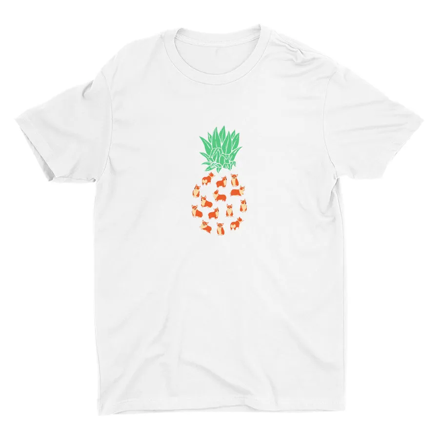 Pineapple Corgi Cotton Tee