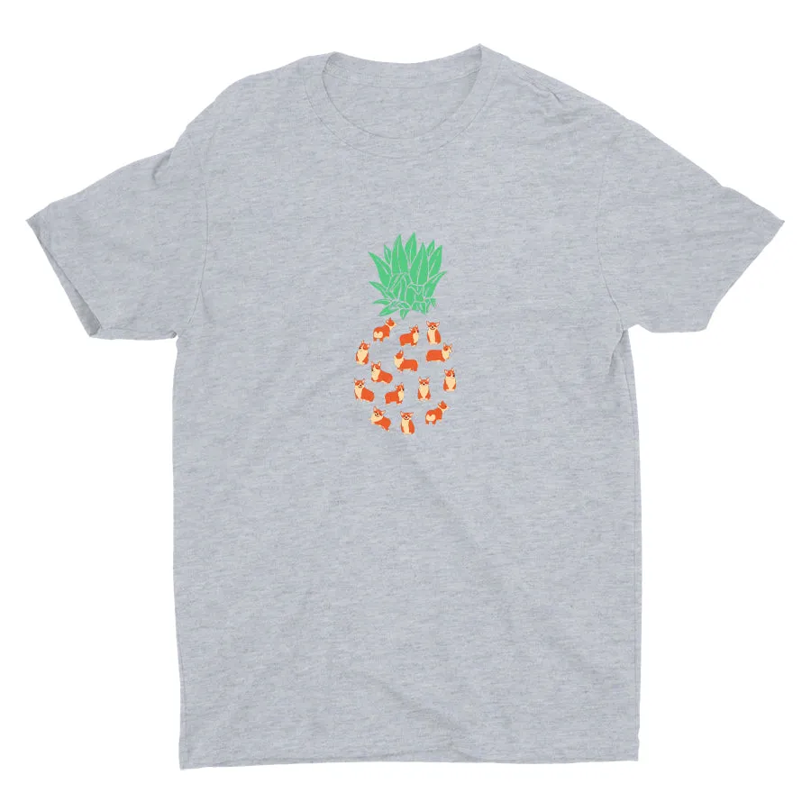 Pineapple Corgi Cotton Tee