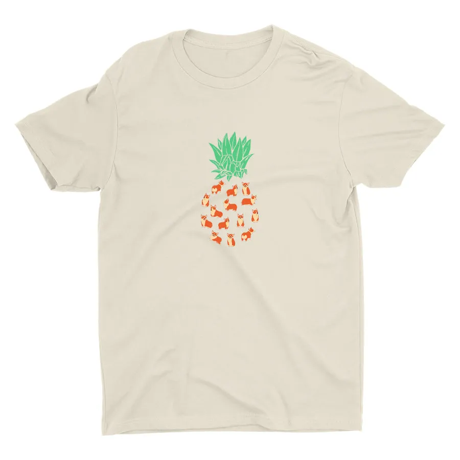 Pineapple Corgi Cotton Tee