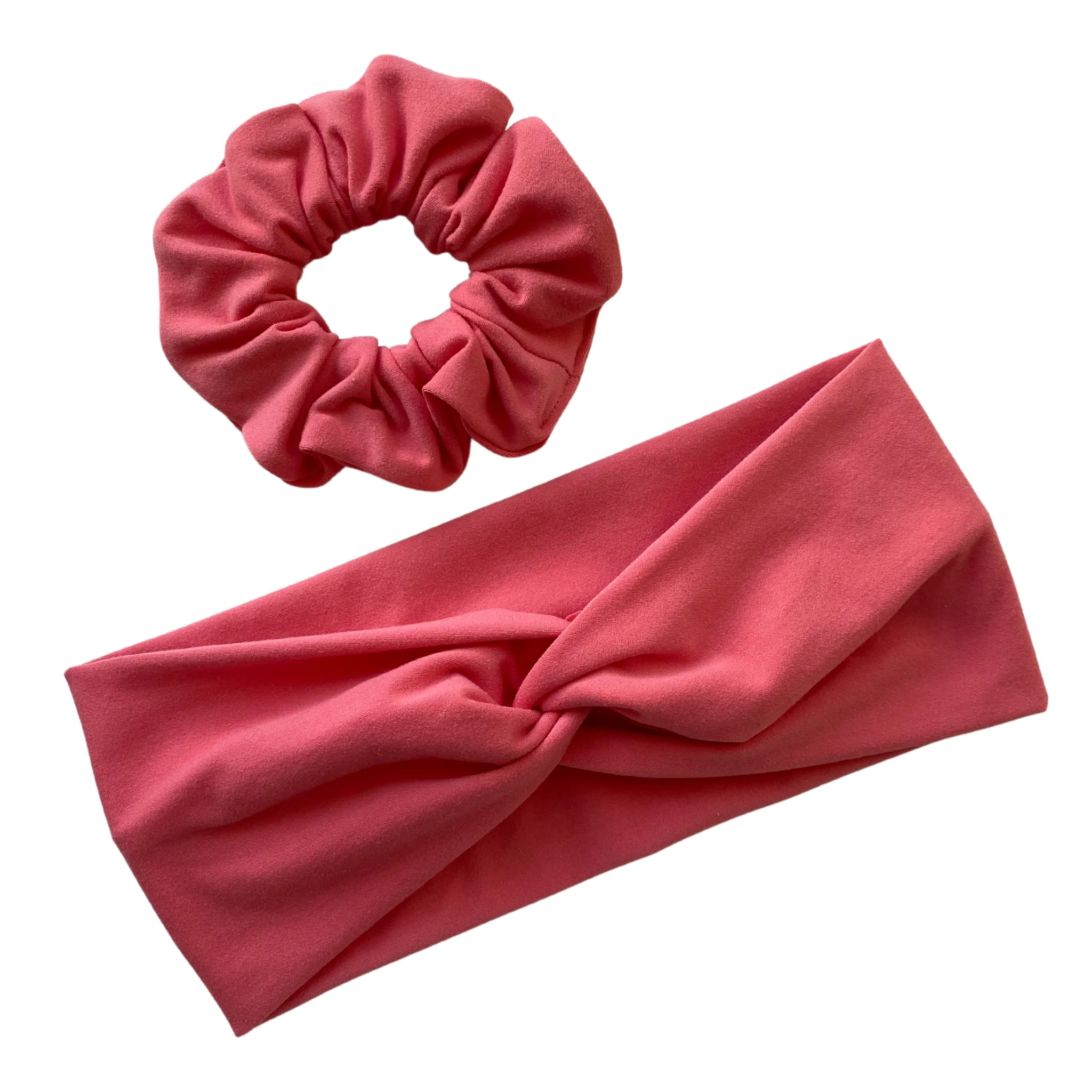 Pink Matte Scrunchie