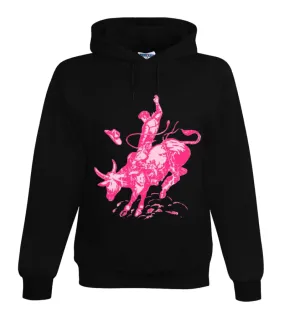 Pink Neon Bullrider Hoodie