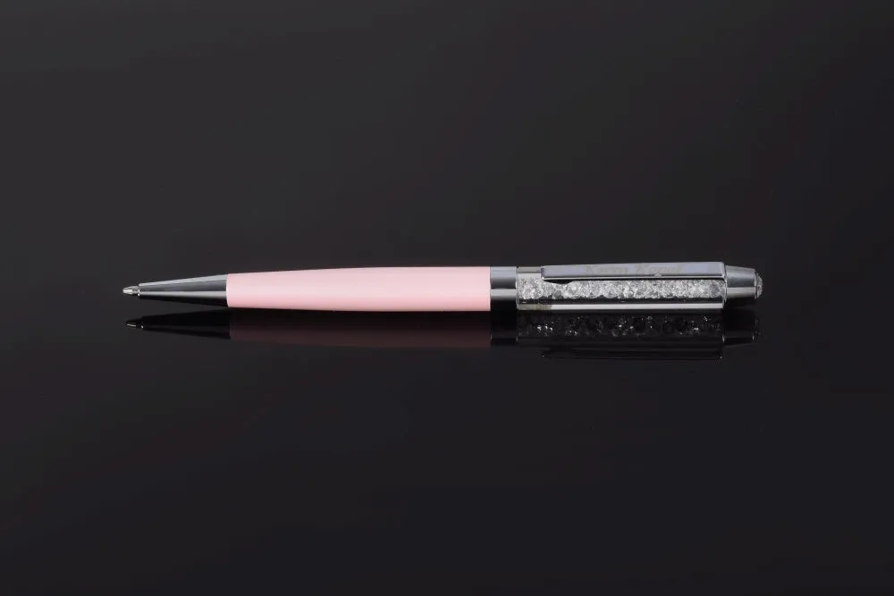 Pink Pen with Swarovski Crystals
