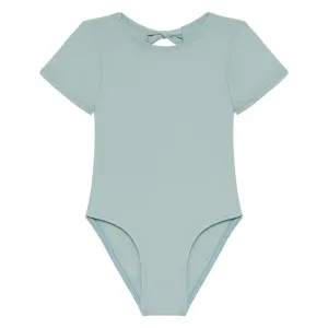Powder Blue Mini Short Sleeve One-Piece