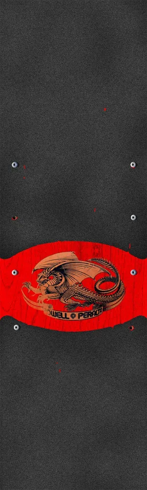 Powell Peralta Oval Dragon Graphic Premium Skateboard Grip Tape