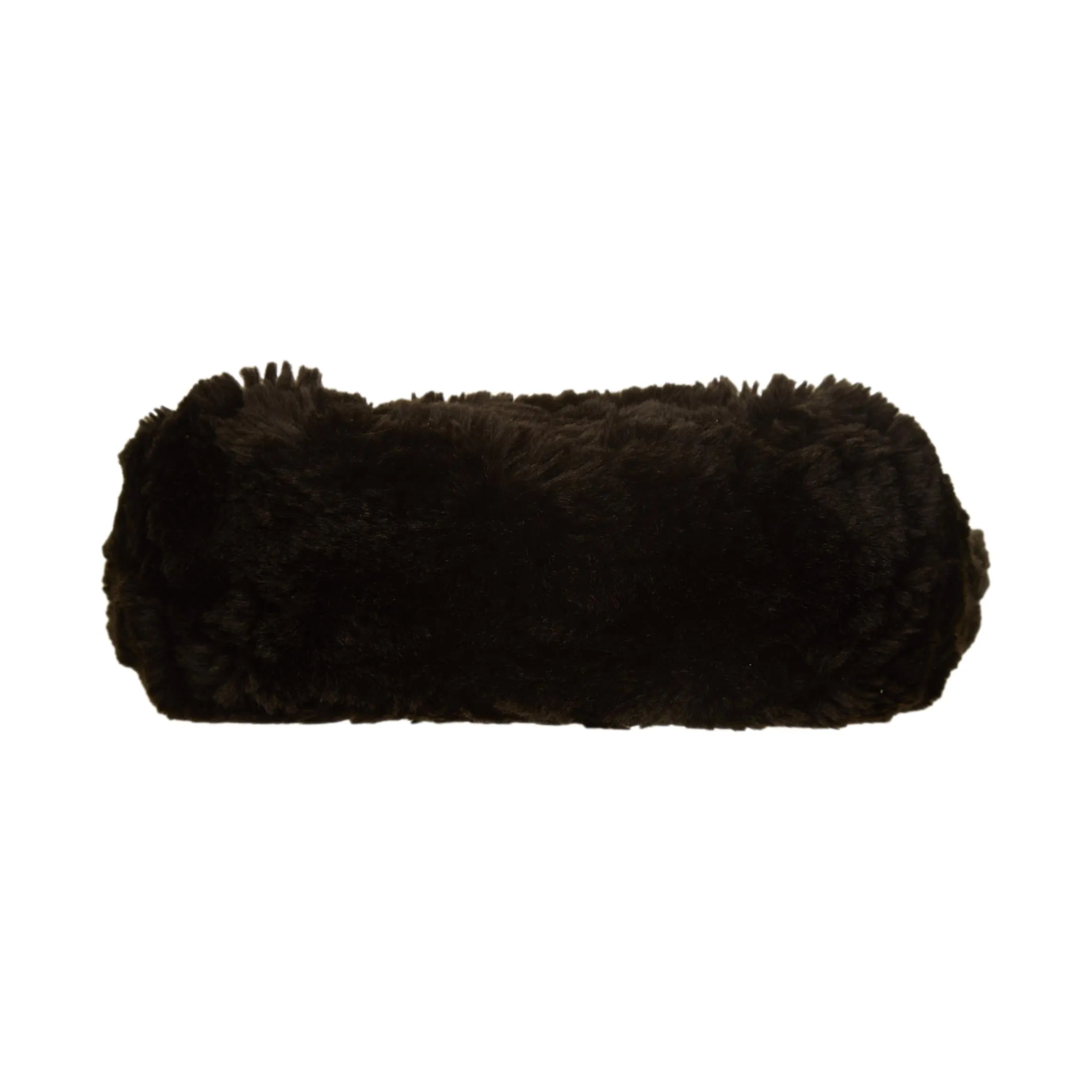 Prada Black Fuzzy Chain Shoulder Bag