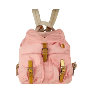 Prada Pink Nylon Backpack
