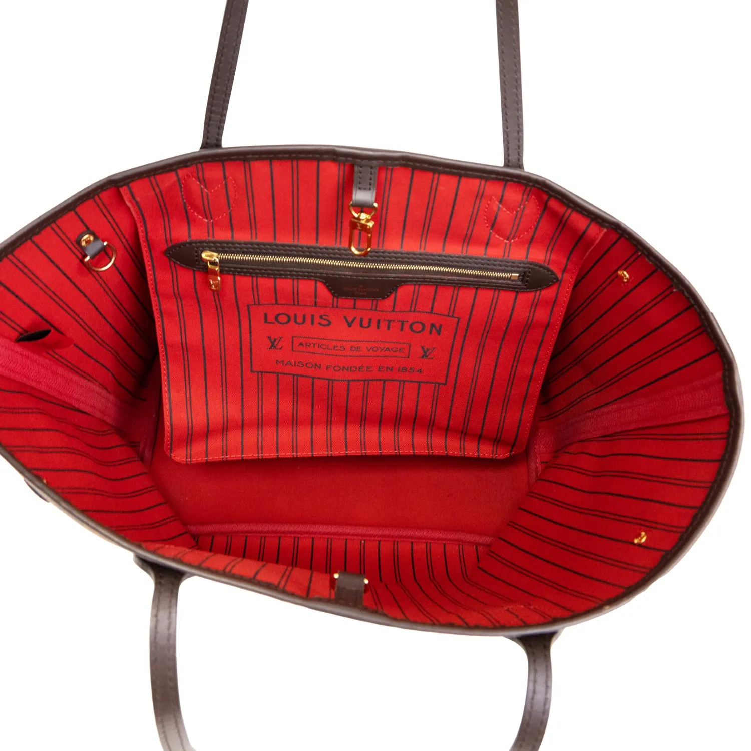 Pre-Owned Louis Vuitton Damier Ebene Neverfull MM