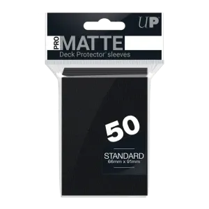 PRO-Matte Standard Black 50 pcs (66x91mm)