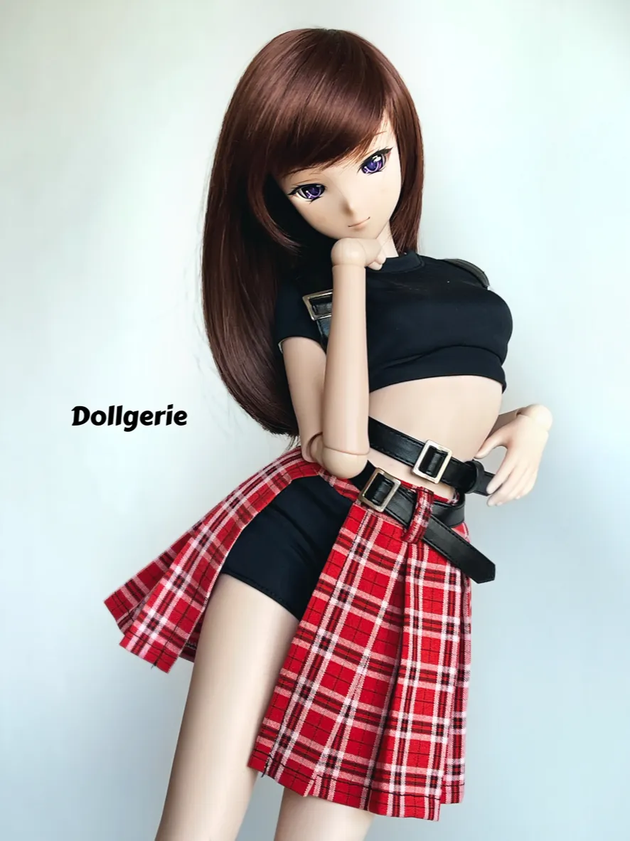 Punk Rock Princess Black Mini Top for SmartDoll / DD