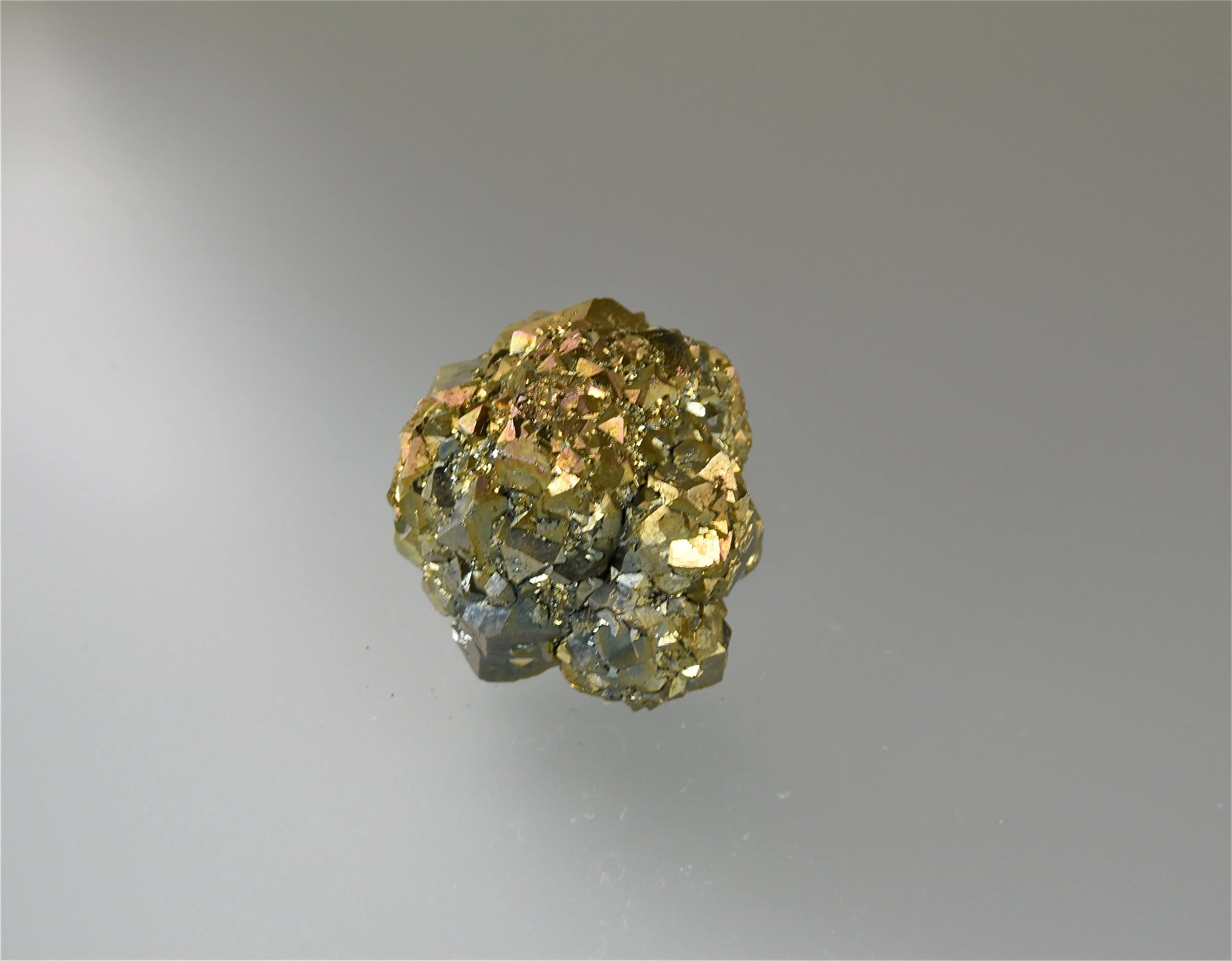 Pyrite, State Bridge, Eagle County, Colorado, Holzner Collection #1186, Miniature approx. 2.7 cm diameter, $25.  Online 8/15.