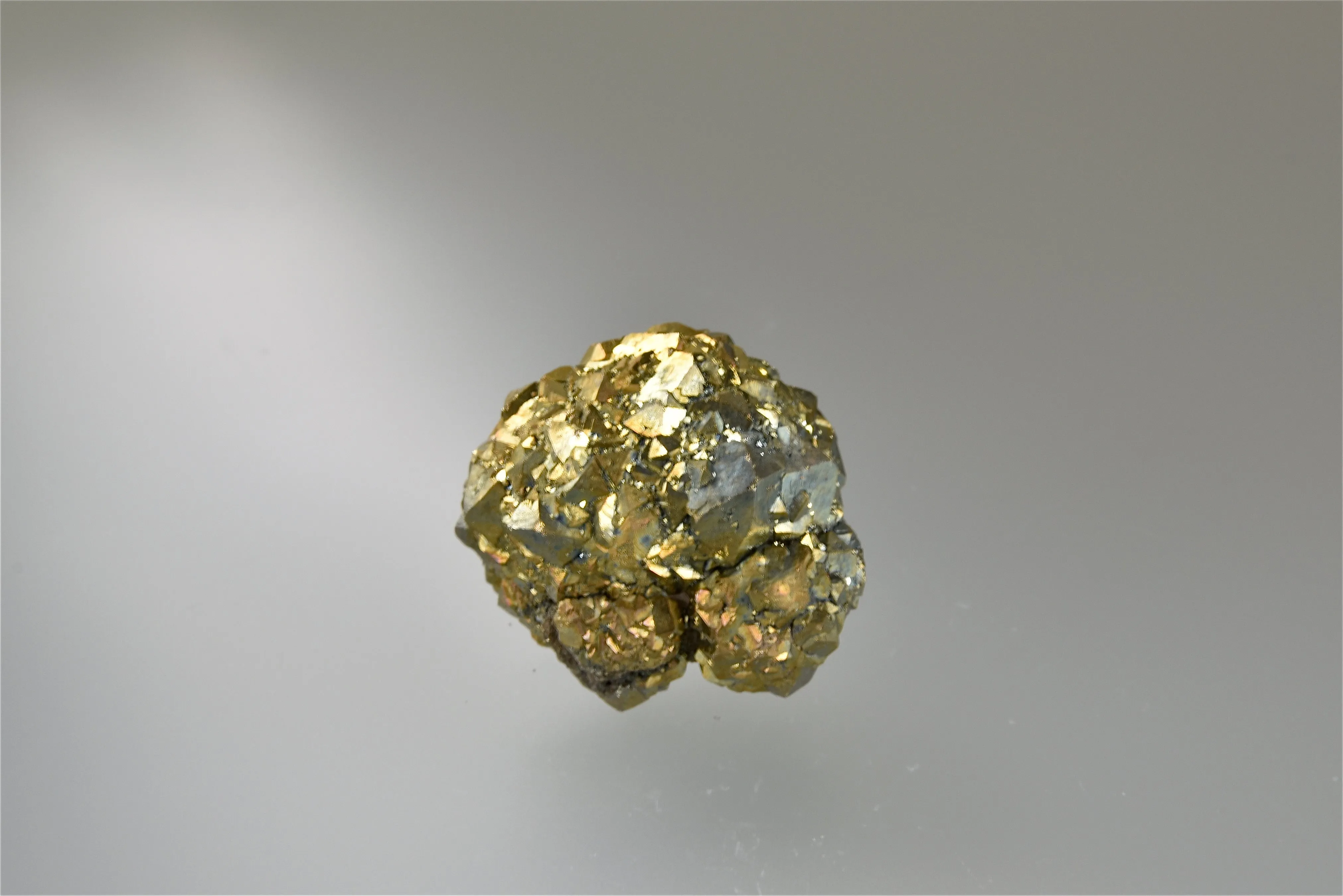 Pyrite, State Bridge, Eagle County, Colorado, Holzner Collection #1186, Miniature approx. 2.7 cm diameter, $25.  Online 8/15.