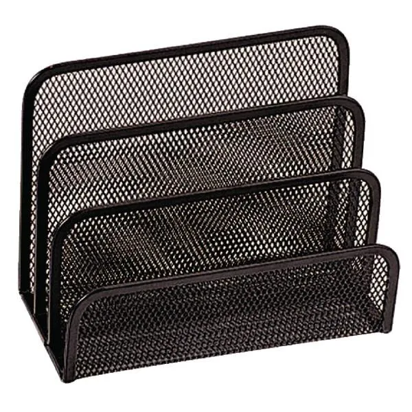 Q-Connect Black Mesh Letter Sorter KF00876