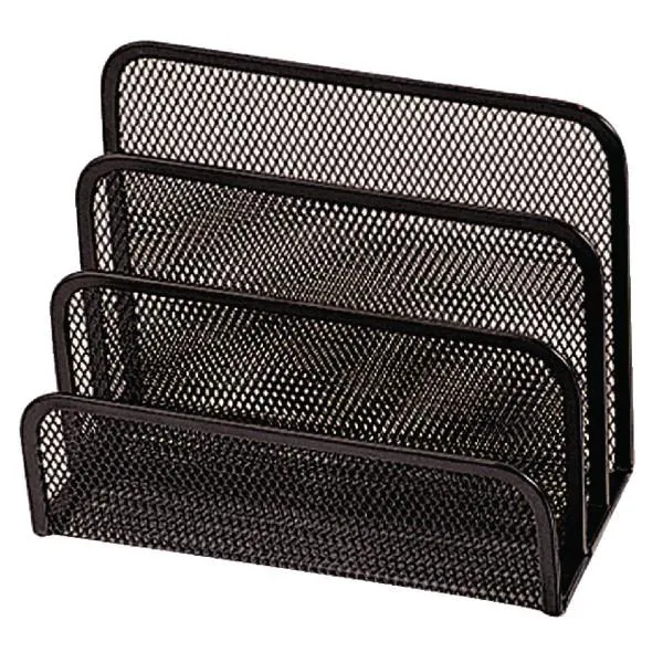 Q-Connect Black Mesh Letter Sorter KF00876