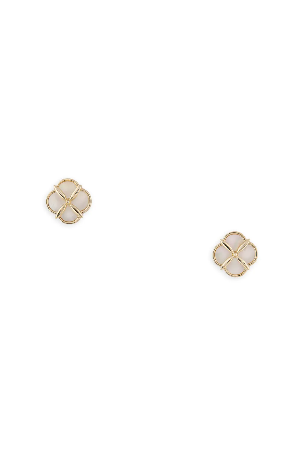 Quatrefoil Stud Earrings