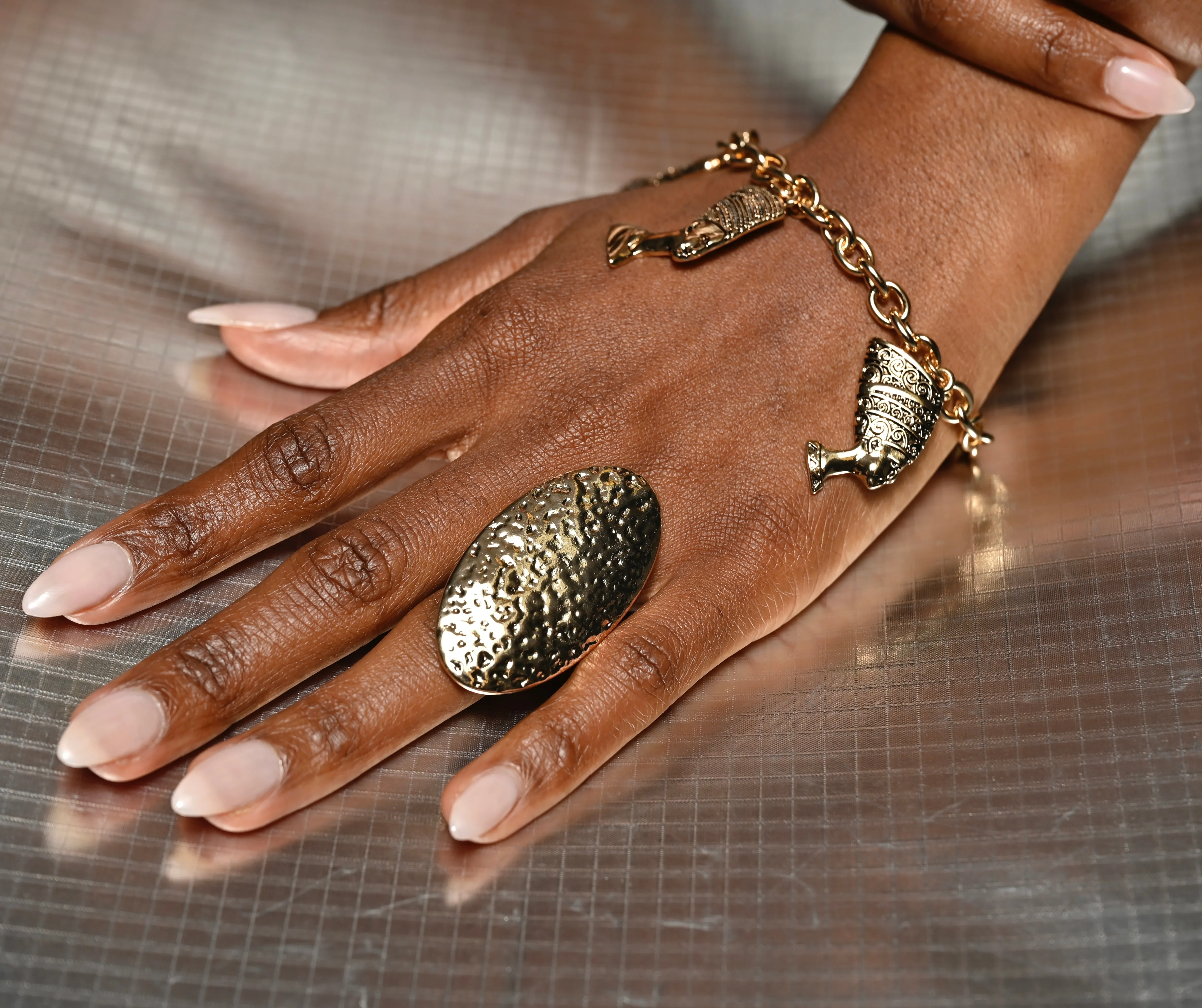 QUEEN NEFERTITI CHARM BRACELET