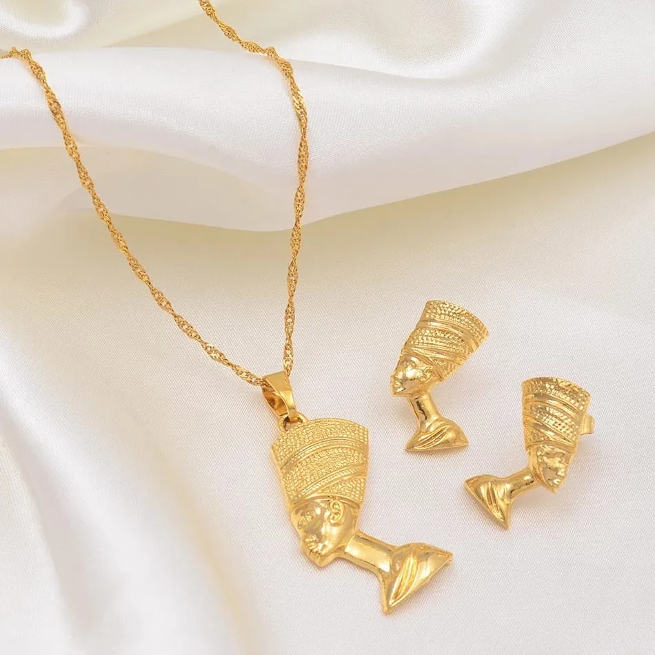 QUEEN NEFERTITI NECKLACE SET