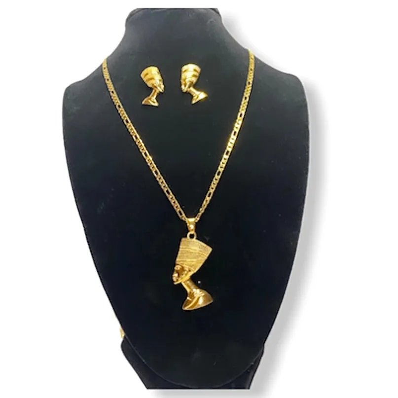 QUEEN NEFERTITI NECKLACE SET