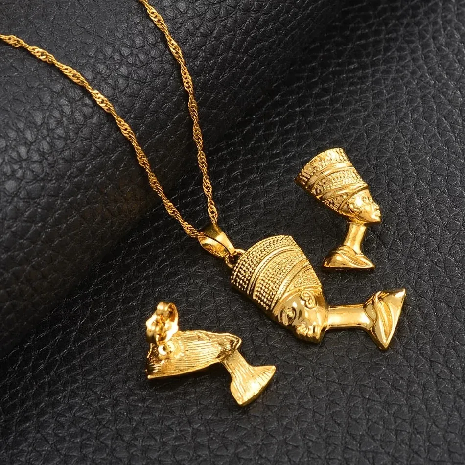 QUEEN NEFERTITI NECKLACE SET
