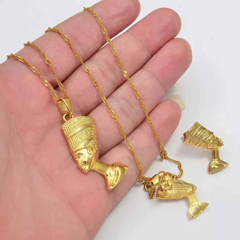 QUEEN NEFERTITI NECKLACE SET