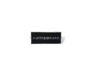"Antisocial" Lapel Pin