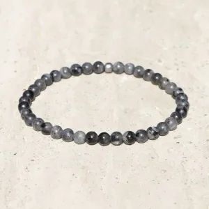 "Grounding" Larvikite Delicate Bracelet