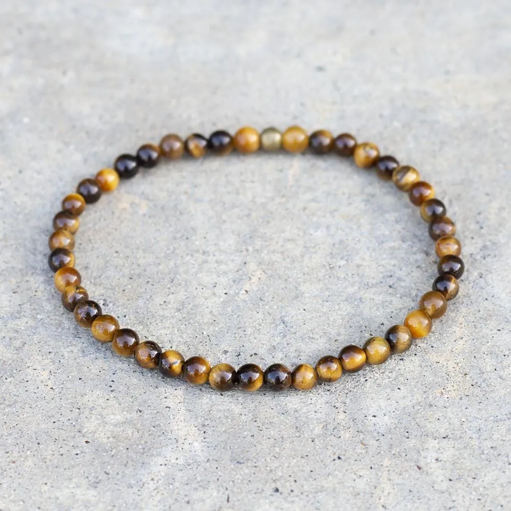 "Prosperity" Tiger's Eye Delicate Bracelet