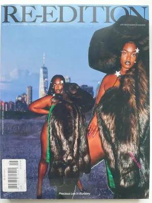 Re-Edition Issue 16  2021 Autumn/Winter Cover Precious Lee in Burberry
